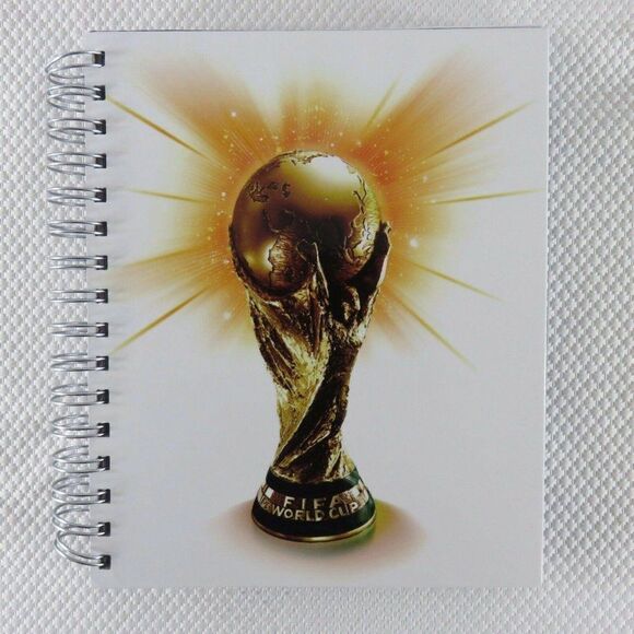 FIFA World Cup Brazil 2014 Official Emblem Futbol Notes Notebook New - Picture 4 of 11